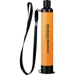 Membrane Solutions Water Filter Straw Orange (MSLOESF017)
