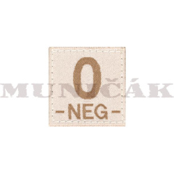 CLAW GEAR Textilná Nášivka/Patch 0 NEG - desert (18435)