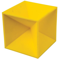 CALDWELL Terč Duramax Self Healing Square 12,7cm - yellow