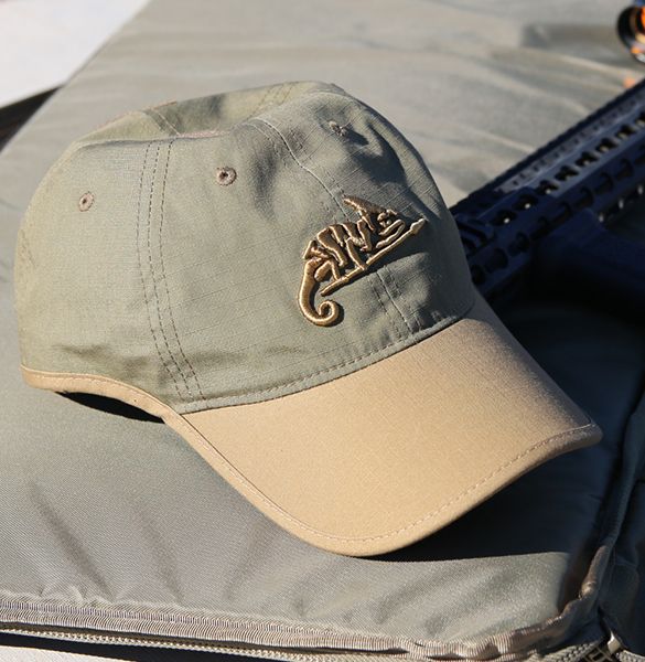 HELIKON Baseball šiltovka Logo Cap - olive green / adaptive green (CZ-LGC-PR-0212A)