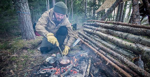 HELIKON Bunda Anorak Woodsman - earth brown / black (KU-WDN-DC-0A01B)