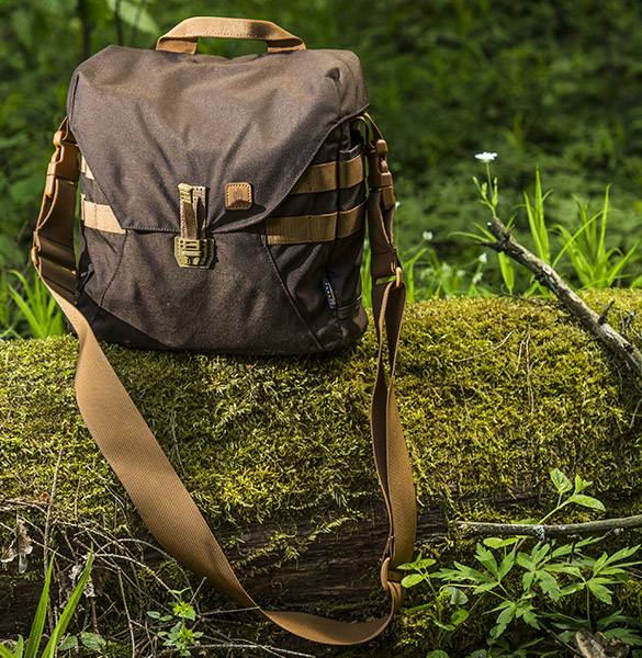 HELIKON Taška cez rameno Bushcraft Haversack cordura - black (TB-HVS-CD-01)