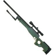 WELL manuálna sniperka L96A1 /w bipod & scope - olive (MB01C-OLV)
