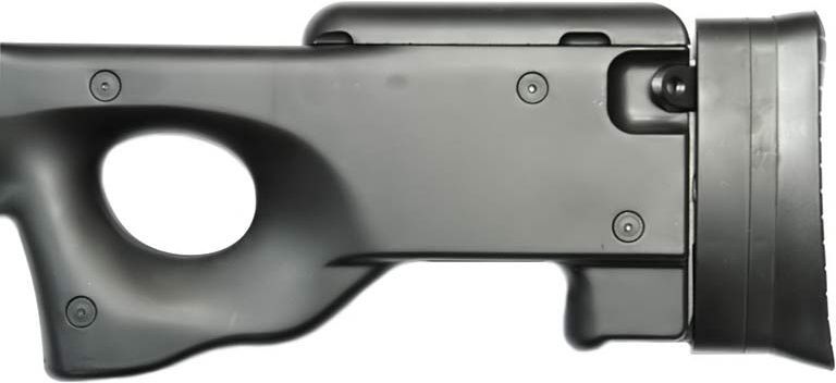 WELL manuálna sniperka MB01C s puškohľadom a nožičkami - čierna (MB01C)