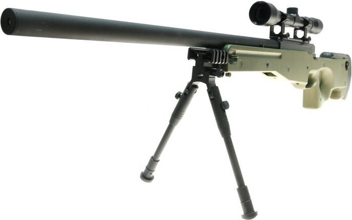 WELL manuálna sniperka L96A1 /w bipod & scope - olive (MB01C-OLV)