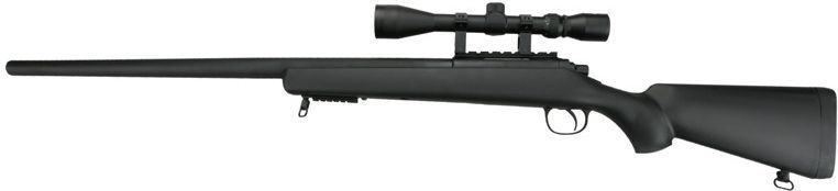 WELL manuálna sniperka M24A1 /w scope - čierna (MB03C-BLK)