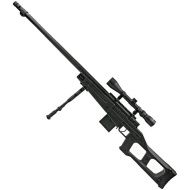 WELL manuálna sniperka MB4409D /w bipod & scope - black (MB4409D)