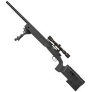 SPECNA ARMS Sniper Rifle CORE RIS /w scope & bipod - black (SA-S02)