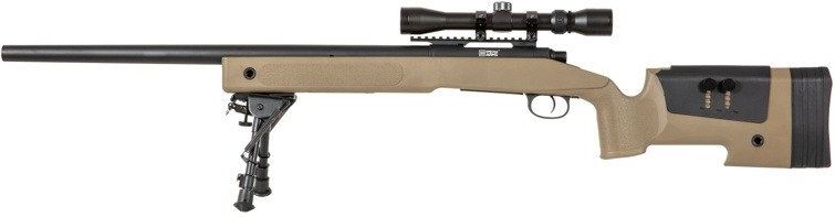 SPECNA ARMS Sniper Rifle CORE RIS /w scope & bipod - tan (SA-S02)