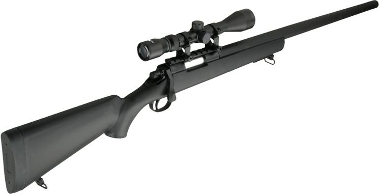 WELL manuálna sniperka M24A1 /w scope - čierna (MB03C-BLK)