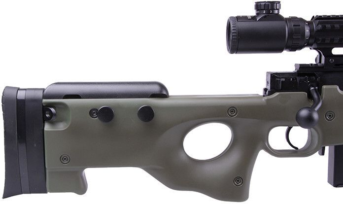 WELL manuálna sniperka L96A1 /w bipod & scope, 4402D - olive (4402D-OLV)