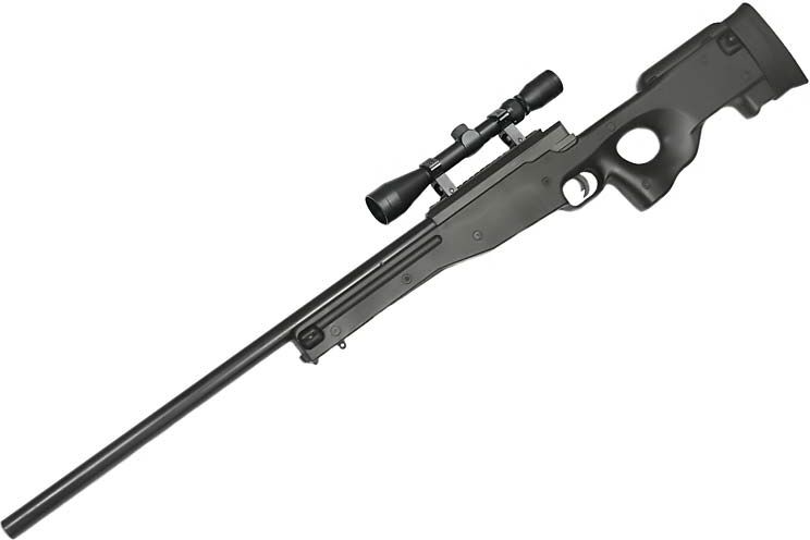 WELL manuálna sniperka Warrior I /w scope - black