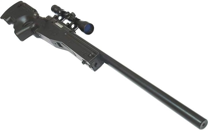 WELL manuálna sniperka Warrior I /w scope - black