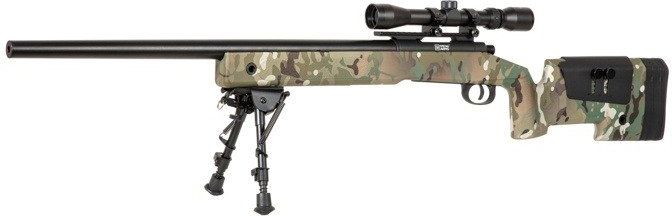 SPECNA ARMS Sniper Rifle CORE RIS High Velocity /w scope & bipod, mc, SA-S02