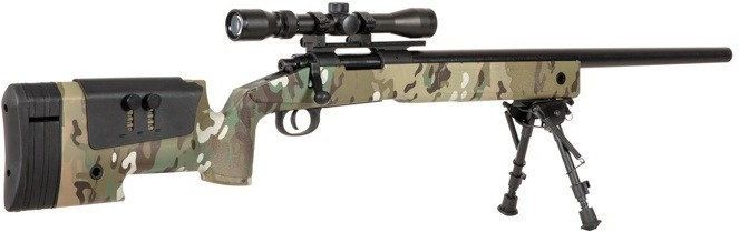 SPECNA ARMS Sniper Rifle CORE RIS High Velocity /w scope & bipod, mc, SA-S02