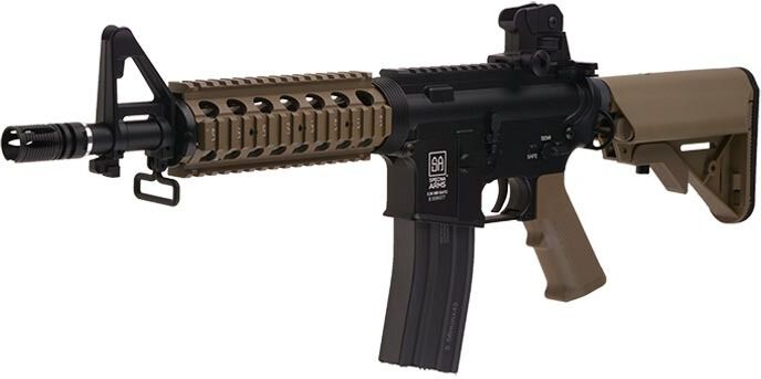 SPECNA ARMS M4A1 RIS CQB SAEC Half Tan /w crane stock (SA-B02 SAEC-HT)