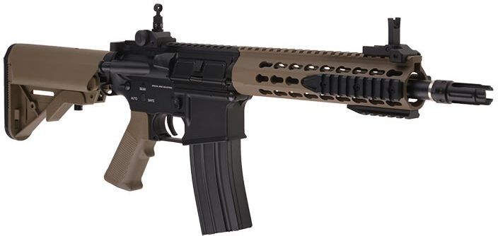 SPECNA ARMS M4A1 Keymod 8" SAEC Half Tan /w crane stock (SA-B12 KeyMod 8" SAEC-HT)