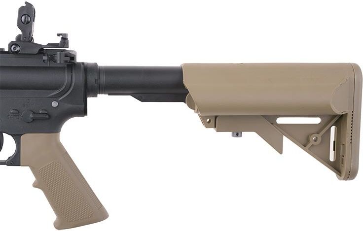 SPECNA ARMS M4A1 CORE RIS Short Keymod Half Tan/w crane stock (SA-C12-HT)
