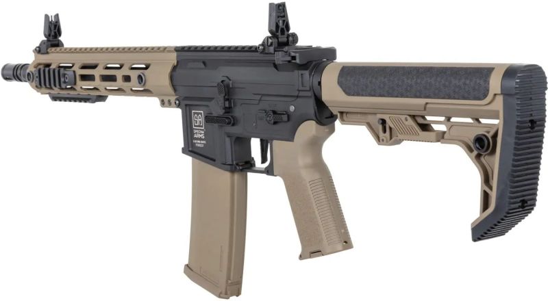 SPECNA ARMS M4 FLEX BLDC Light Ops Stock HAL ETU Gen.2 - half tan (SA-F05-RL)