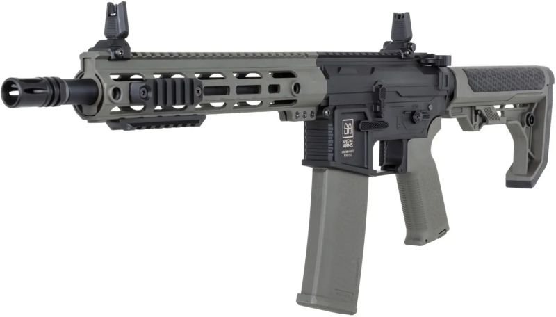 SPECNA ARMS M4 FLEX BLDC Light Ops Stock HAL ETU Gen.2 - olive (SA-F05-RL)