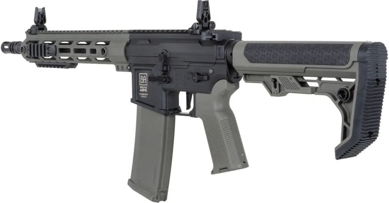 SPECNA ARMS M4 FLEX BLDC Light Ops Stock HAL ETU Gen.2 - olive (SA-F05-RL)