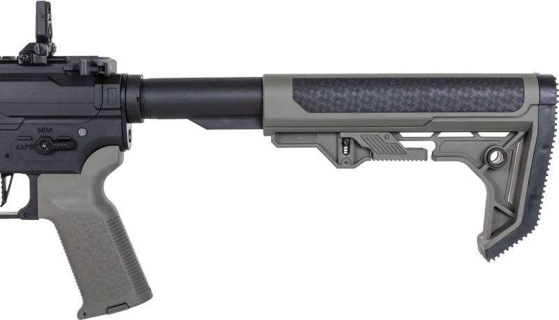 SPECNA ARMS M4 FLEX BLDC Light Ops Stock HAL ETU Gen.2 - olive (SA-F05-RL)