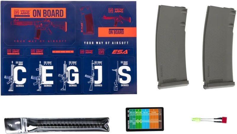 SPECNA ARMS M4 FLEX BLDC Light Ops Stock HAL ETU Gen.2 - olive (SA-F05-RL)