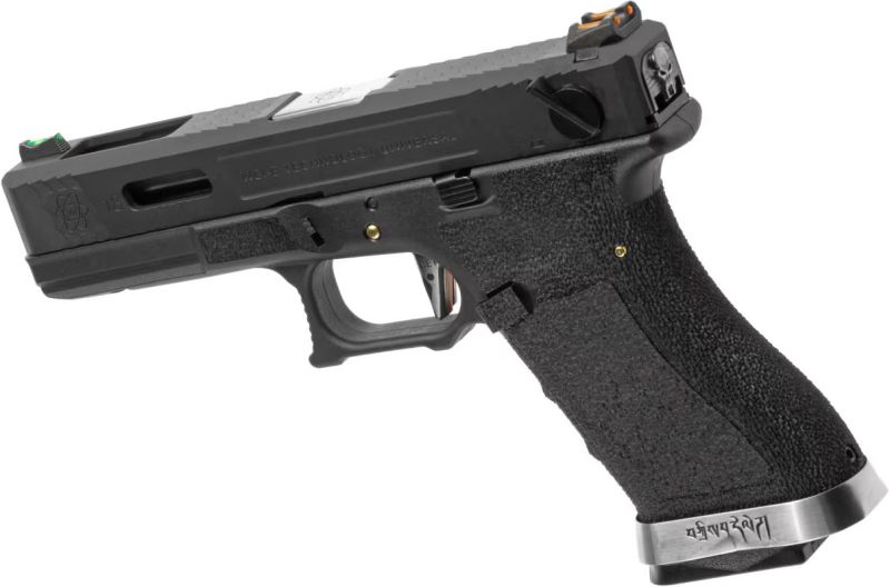 WE GBB G-Force 18C BK Silver Barrel Metal - black