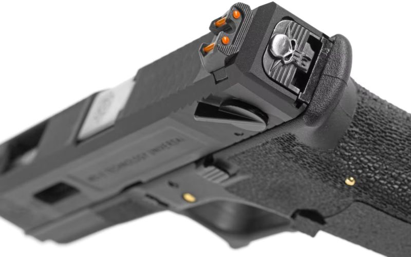 WE GBB G-Force 18C BK Silver Barrel Metal - black