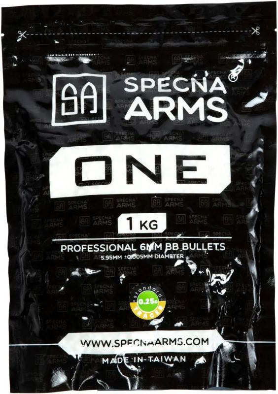 SPECNA ARMS BB ONE Tracer 0.25g / 4000ks / 1kg - zelené