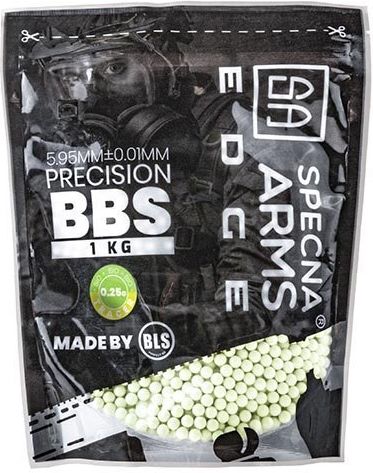 SPECNA ARMS BB BIO EDGE 0,25g / 4000ks / 1kg tracer green