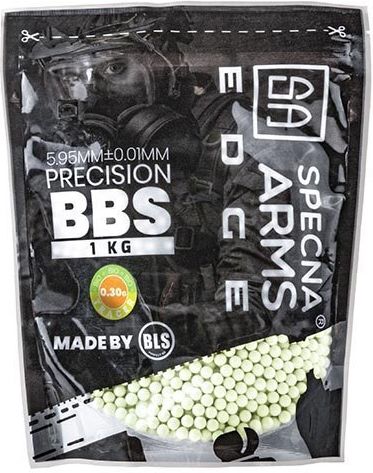 SPECNA ARMS BB BIO EDGE 0,30g / 3300ks / 1kg tracer green