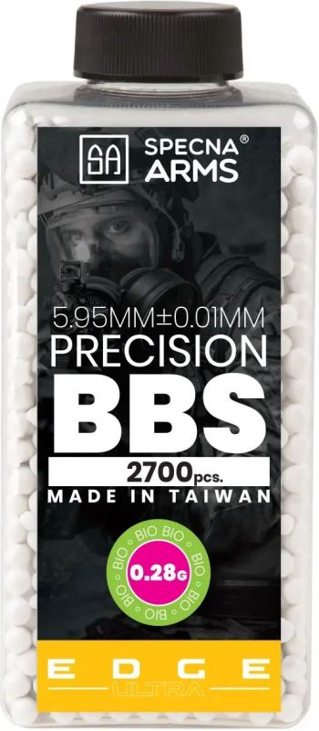 SPECNA ARMS BB EDGE ULTRA BIO 0,28g / 2700ks / 756g precision white