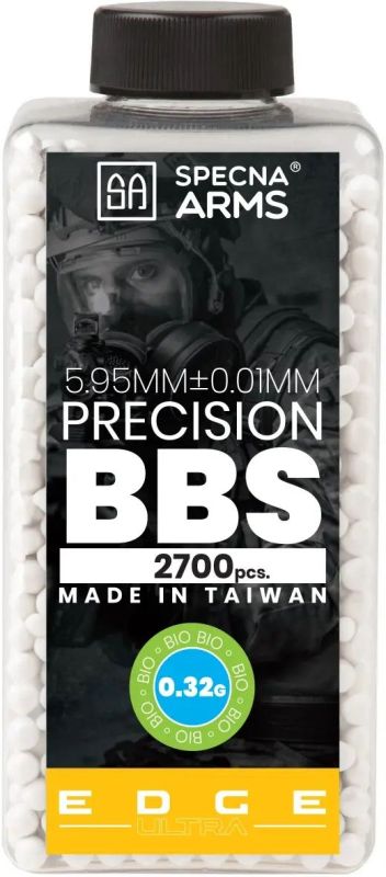 SPECNA ARMS BB EDGE ULTRA BIO 0,32g / 2700ks / 864g precision white