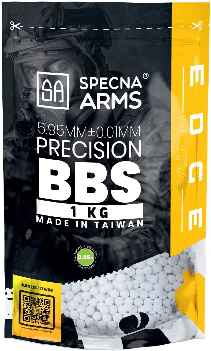 SPECNA ARMS BB EDGE ULTRA 0,25g / 4000ks / 1kg precision white