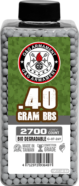 G&G BB 0,40g / 2700ks / 1,080kg / grey