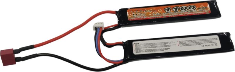 VB POWER LiPo batéria 7,4V 1100mAh 2S 20C TDean (2pack)