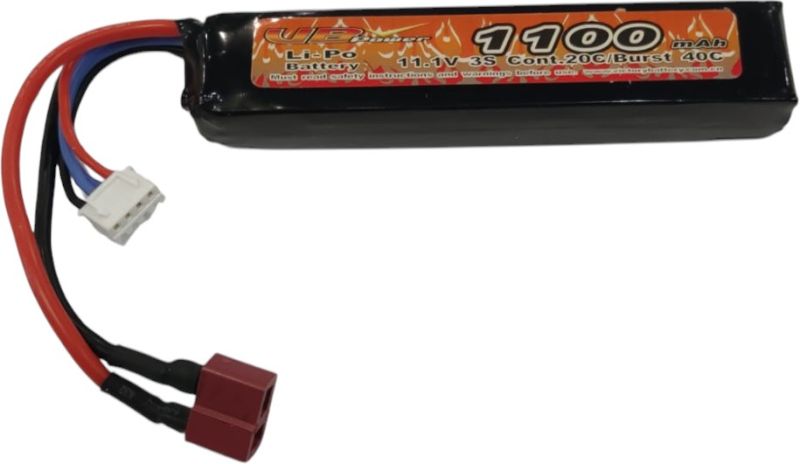 VB POWER LiPo batéria 11,1V 1100mAh 3S 20C TDean (1pack)