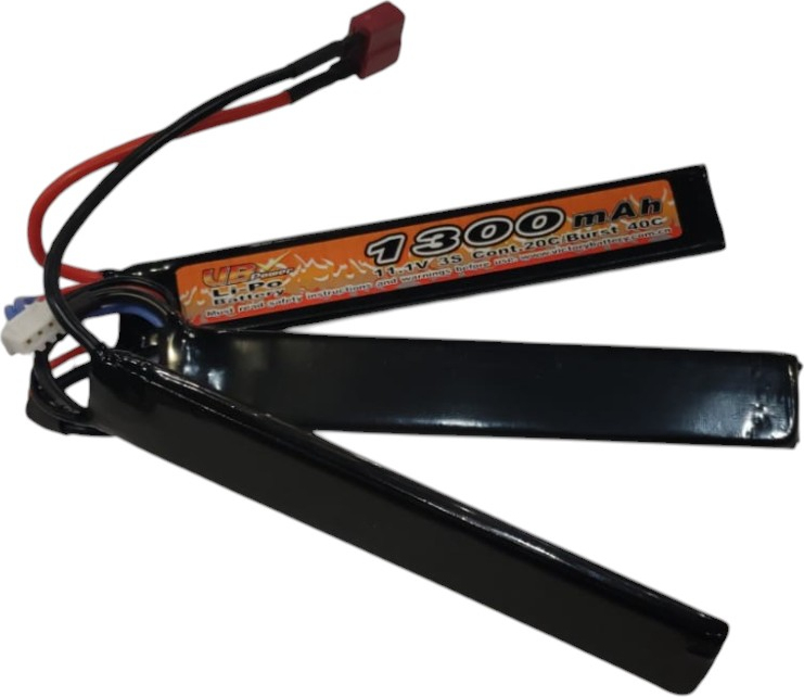 VB POWER LiPo batéria 11,1V 1300mAh 3S 20C TDean (3pack)