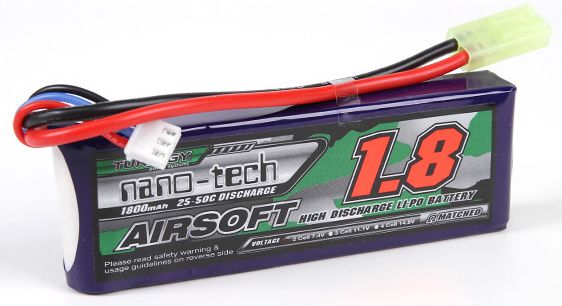 TURNIGY LiPo batéria 7,4V 1800mah 2S 25-50C (1pack)