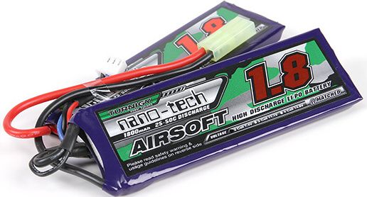 TURNIGY LiPo batéria 7,4V 1800mah 2S 25-50C (2pack)