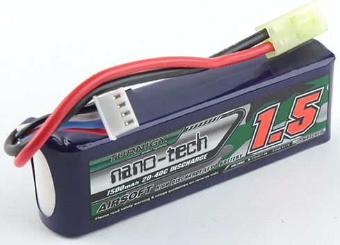 TURNIGY LiPo batéria 11,1V 1500mah 3S 20-40C (1pack)