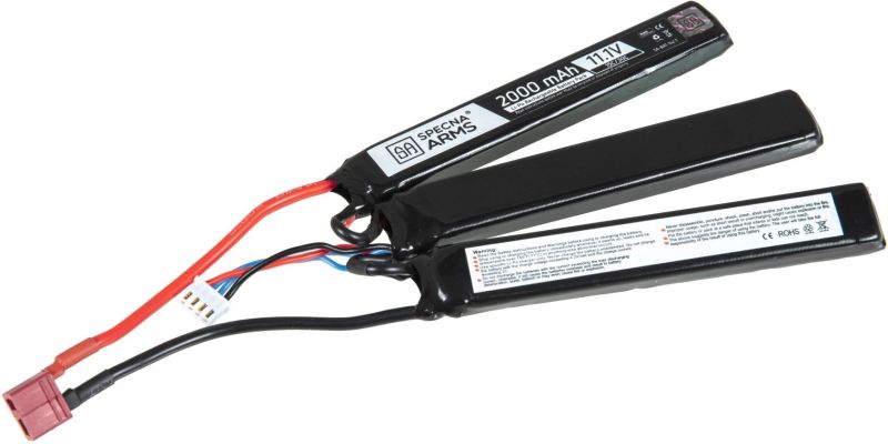 SPECNA ARMS LiPo batéria 11,1V 2000mAh 3S 15/30C TDean (3pack)