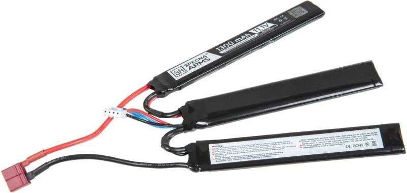 SPECNA ARMS LiPo batéria 11,1V 1300mAh 3S 15/30C TDean (3pack)