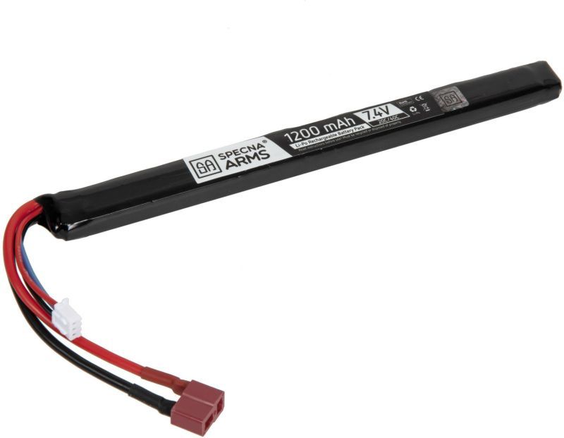 SPECNA ARMS LiPo batéria 7.4V 1200mAh 2S 20C/40C TDean (1pack)