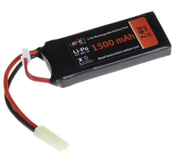 GFC LiPo batéria 7,4V 1500mAh 2S 20-40C (1pack)