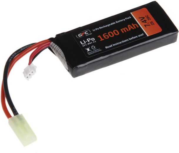 GFC LiPo batéria 7,4V 1600mAh 2S 20-40C (1pack)