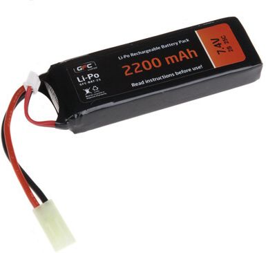 GFC LiPo batéria 7,4V 2200mAh 2S 25-50C (1pack)
