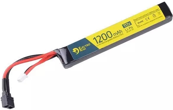 ELECTRO RIVER LiPo batéria 11,1V 1200mAh 3S 15-30C TDean (1pack)