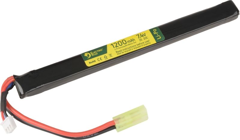 ELECTRO RIVER LiPo batéria 7,4 V 1200mAh 2S 20-40C (1pack)